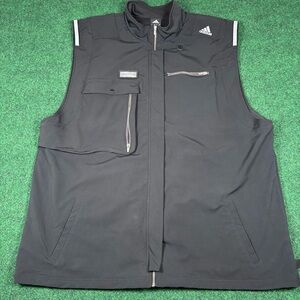 Adidas Remix Vest Size 3XT Black Techno DJ Performance Wear